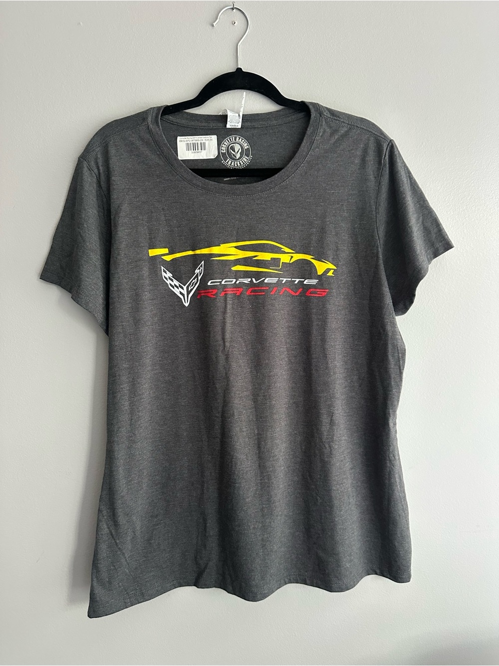 Corvette Racing Women's Charcoal Graphic Tee - Short Sleeve